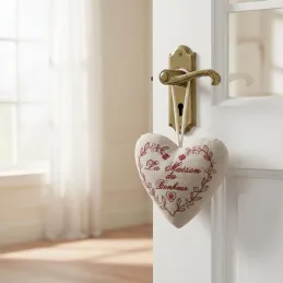 Coeur à suspendre La maison du bonheur