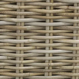 Coffres en poelet naturel (Lot de 3)