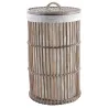 Paniers à linge en poelet gris (Lot de 3)