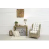 Lampe en métal décor tête de cerf