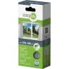 Moustiquaire fenêtre blanc 28g/m² bande auto-agrippante 9,5 mm