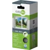 Moustiquaire fenêtre blanc 28g/m² bande auto-agrippante 9,5 mm