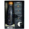 Coffret bouteille isotherme 50 cl avec mousqueton
