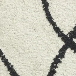 Tapis en coton Visage abstrait