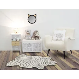 Tapis en coton Zèbre