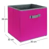 Cube de rangement coloré 30 x 30 cm