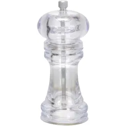 Moulin à poivre transparent 17.5 x 6 cm