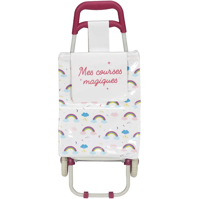 Chariot de courses pour enfants à motifs