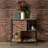 Etagère en bois et métal Edison
