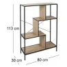 Etagère en bois et métal Edison
