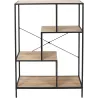 Etagère en bois et métal Edison