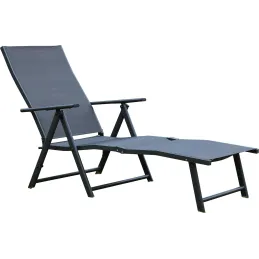 Bain de soleil pliable aluminium Tumbona Cama