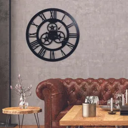 Horloge avec engrenage 70 cm