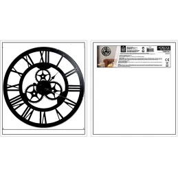 Horloge avec engrenage 70 cm