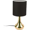 Lampe touch en métal doré 32.5 cm