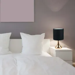 Lampe touch en métal doré 32.5 cm
