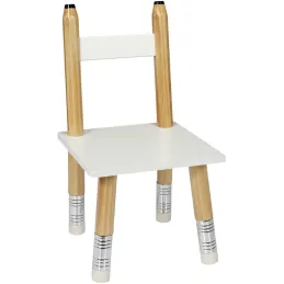 Ensemble table et 2 chaises pour enfants en bois Crayon