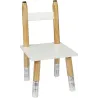 Ensemble table et 2 chaises pour enfants en bois Crayon