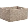Corbeille rangement en rotin
