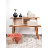 Corbeille rangement en rotin
