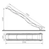 Glissière de toboggan en PEHD Tsuri 290 cm