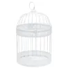Cages en métal laqué blanc (Lot de 2)