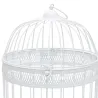 Cages en métal laqué blanc (Lot de 2)