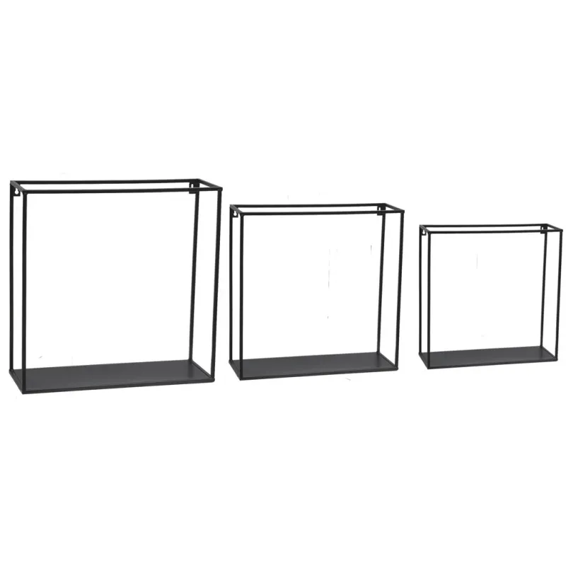 Etagères murales en métal (Lot de 3)