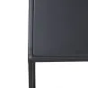 Sellettes en métal noir (Lot de 2)