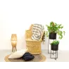Cache-pots en métal noir (Lot de 2)