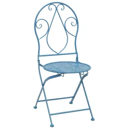 Chaise pliante en métal 
