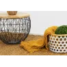 Tables basses en métal et manguier (Lot de 3)
