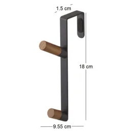 Patère 2 crochets spécial porte Door