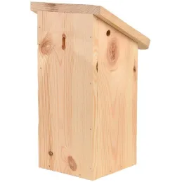 Nichoir pour mésange bleue en pin pochoir