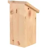 Nichoir pour mésange bleue en pin pochoir