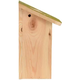 Nichoir pour mésange bleue en pin pochoir