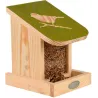 Mangeoire silo en bois Pochoir