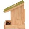 Mangeoire silo en bois Pochoir