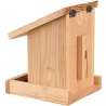 Mangeoire silo en bois Pochoir