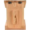 Mangeoire silo en bois Pochoir