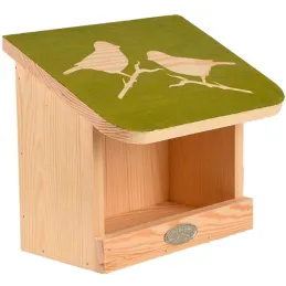Mangeoire murale pour oiseaux Pochoir