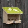 Mangeoire murale pour oiseaux Pochoir