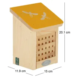 Maison à insectes en bois Pochoir