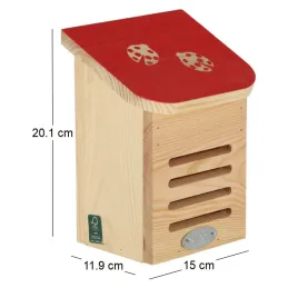 Maison à insectes en bois Pochoir
