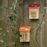 Maison à insectes en bois Pochoir
