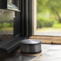 Cale-porte rond en acier inoxydable