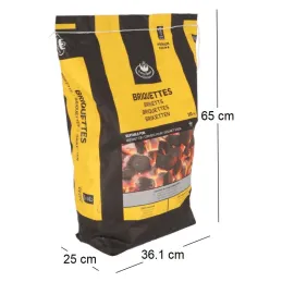 Briquettes de bois combustion 2 heures 10 kg