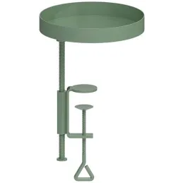 Support à plantes rond  à fixer hauteur réglable vert