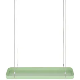 Support à plantes rectangulaire à suspendre vert