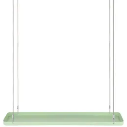 Support à plantes rectangulaire à suspendre vert